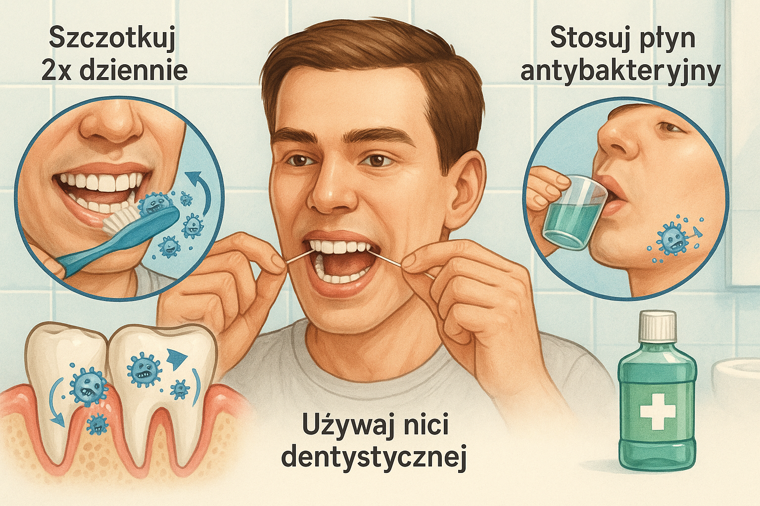 Paradontoza – jak zapobiegać paradontozie w codziennej higienie jamy ustnej